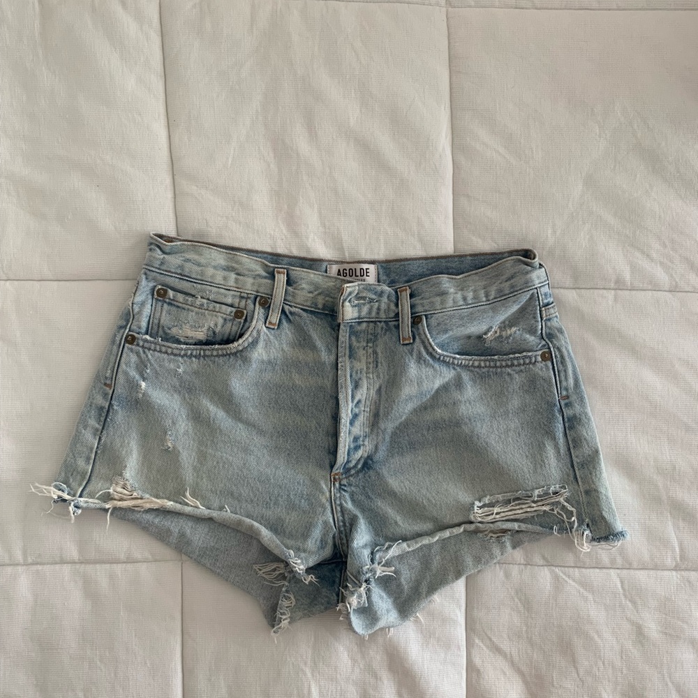 Agolde denim shorts